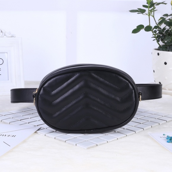 Silver Cherry - Leather Belt Bag - Picture 5 of 8